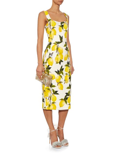 dolce and gabbana lemon dress dupe|dolce and gabbana dresses 2021.